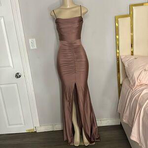 Beautiful dusty rose formal dress
